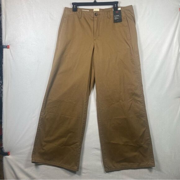 Levi's New W/Tags XL Chinos Mid Rise Wide Leg Pants Size 31 - Picture 1 of 14